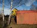 LKW verliert Container Koeln Niehler Ei P005